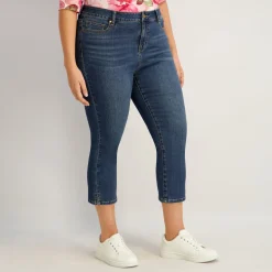 Westport Signature Side Slit Capri in Vintage - Plus