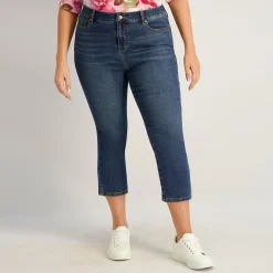 Westport Signature Side Slit Capri in Vintage - Plus