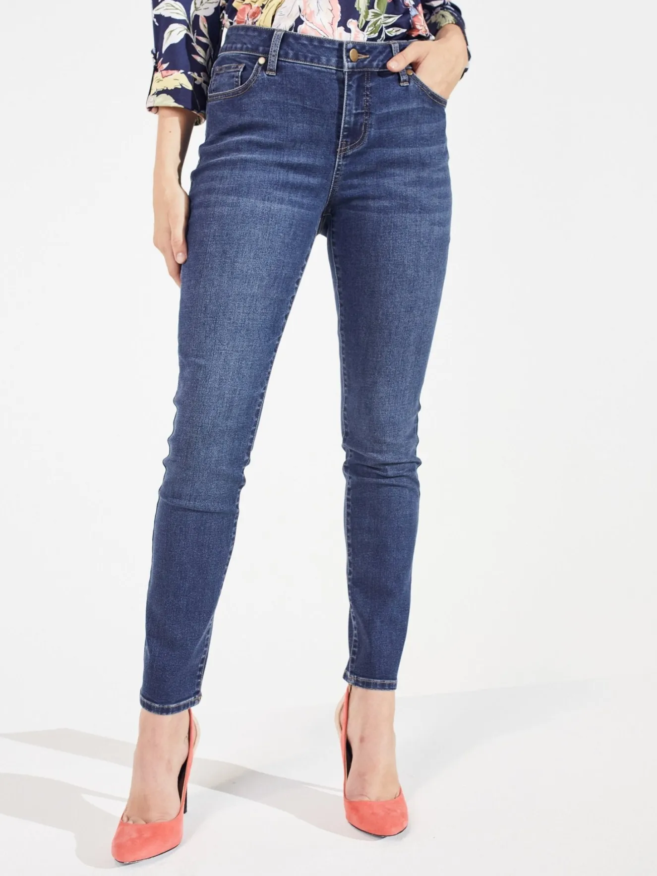 Westport Signature Skinny 5 Pocket Denim Jean