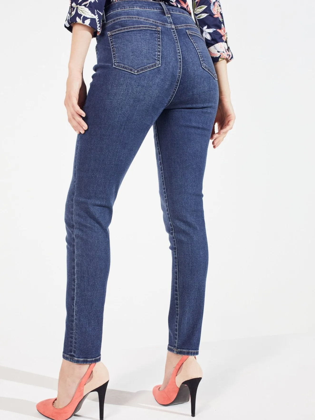 Westport Signature Skinny 5 Pocket Denim Jean-Petite