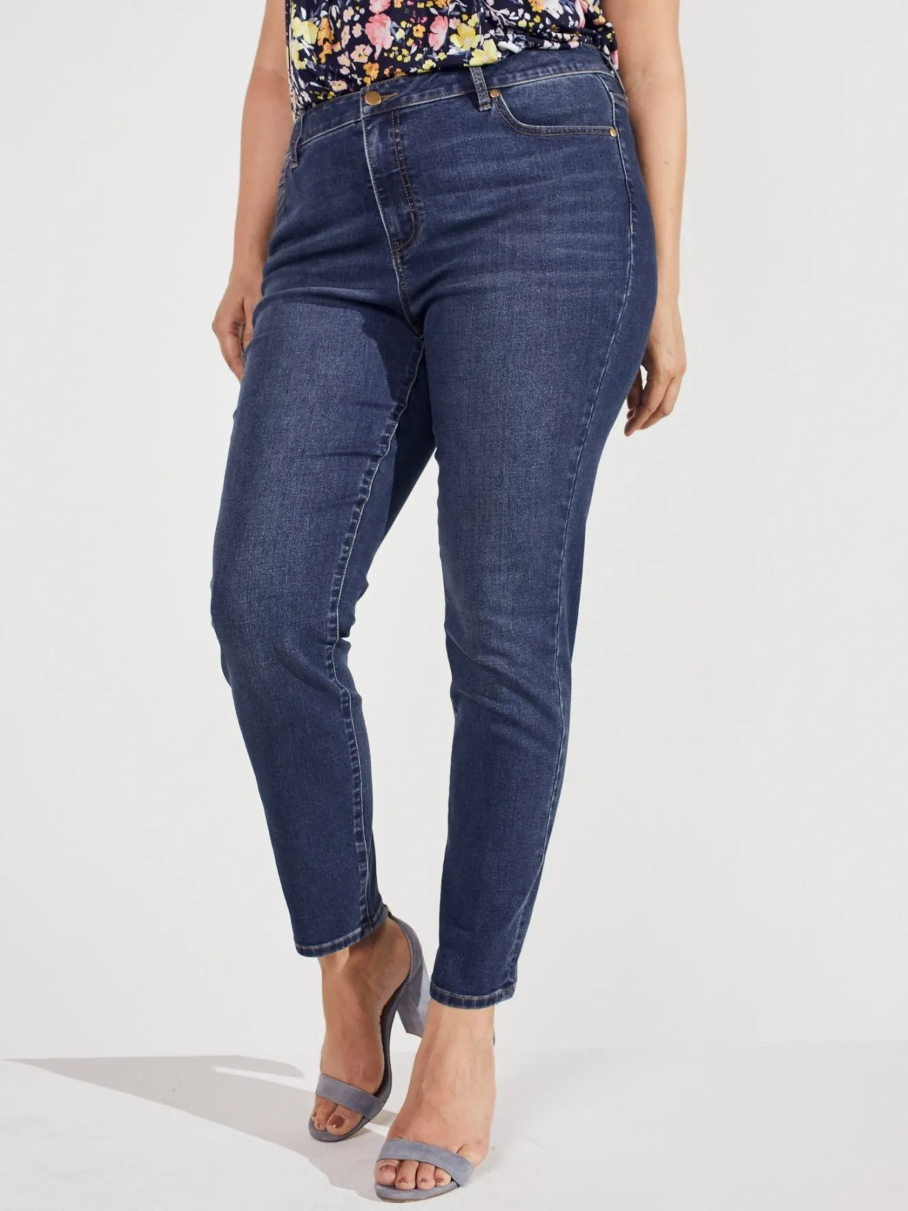 Westport Signature Skinny 5 Pocket Denim Jean - Plus