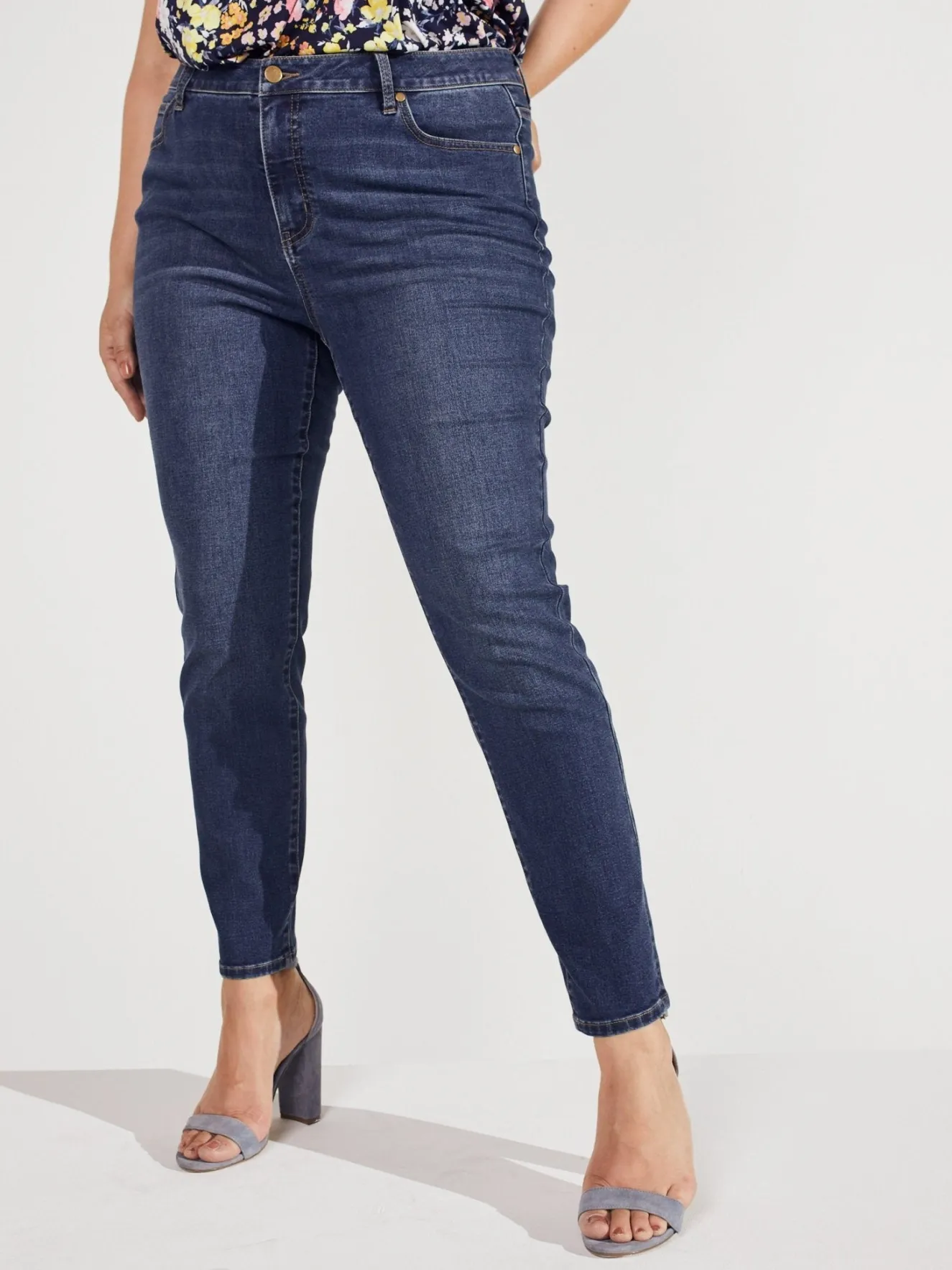Westport Signature Skinny 5 Pocket Denim Jean - Plus