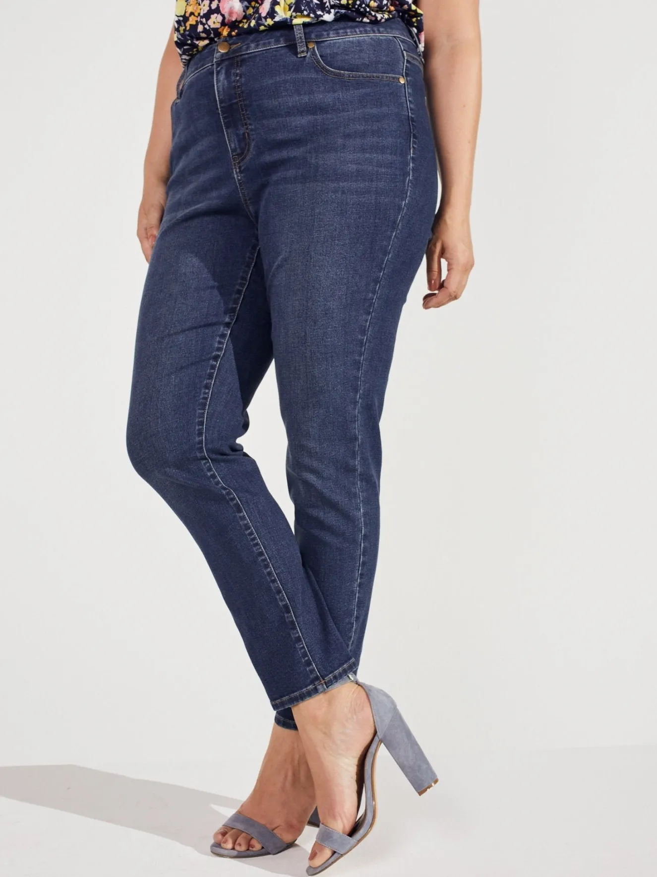Westport Signature Skinny 5 Pocket Denim Jean - Plus