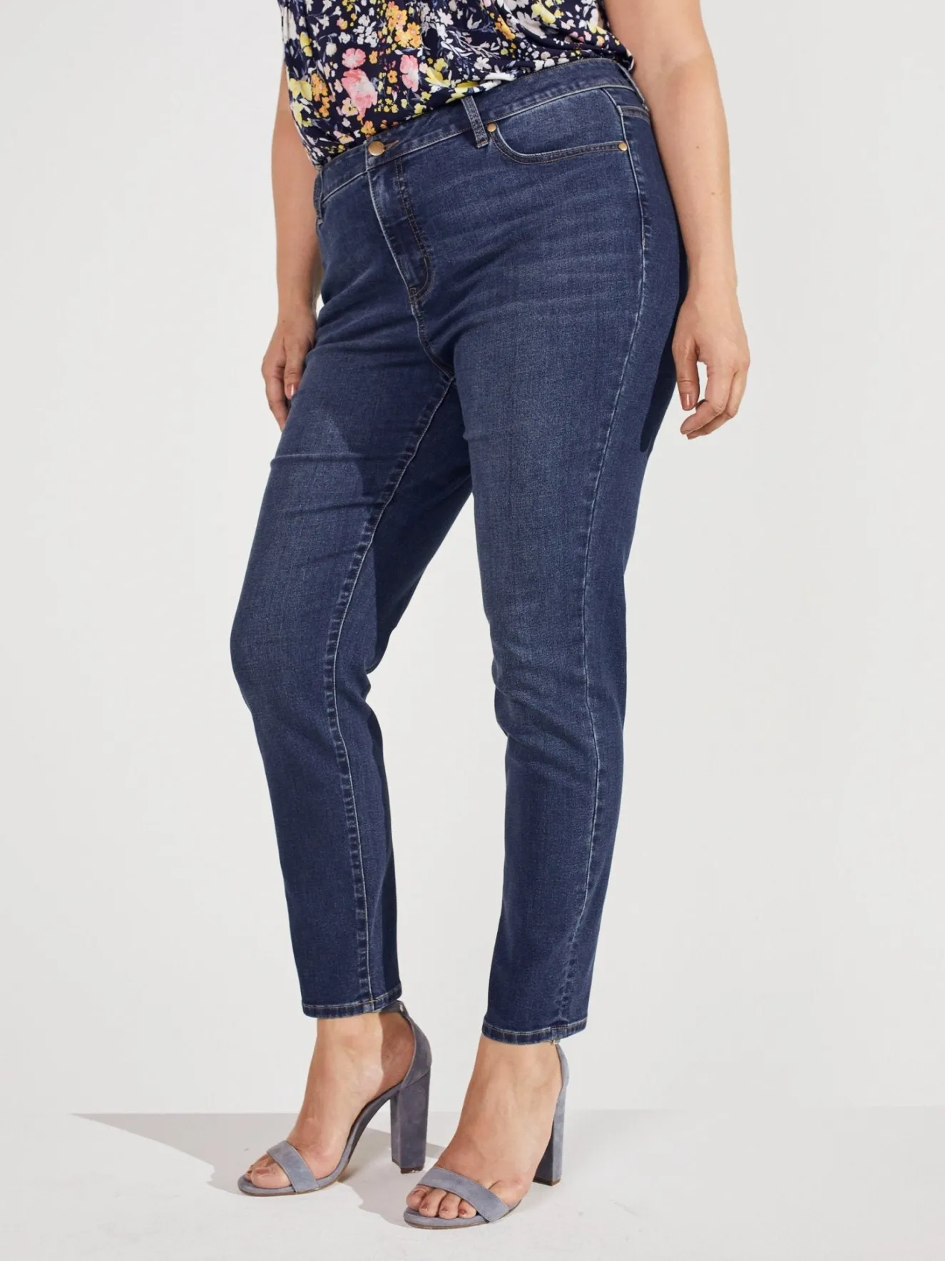 Westport Signature Skinny 5 Pocket Denim Jean - Plus