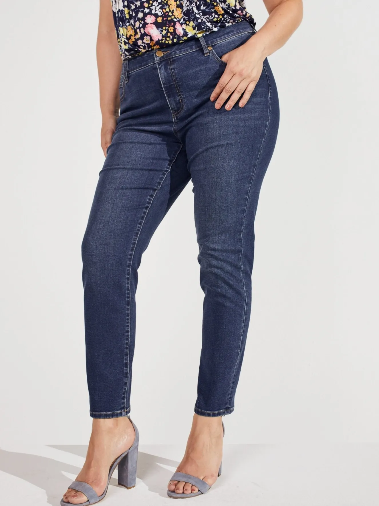Westport Signature Skinny 5 Pocket Denim Jean - Plus