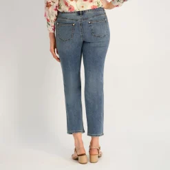 Westport Signature Straight Leg Pearl Rivet Denim Jeans