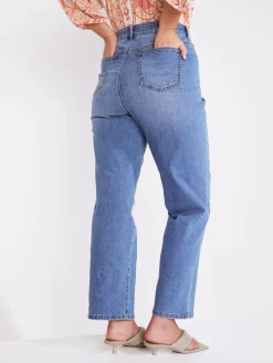 Westport Signature Straight Leg with Destruction - Plus