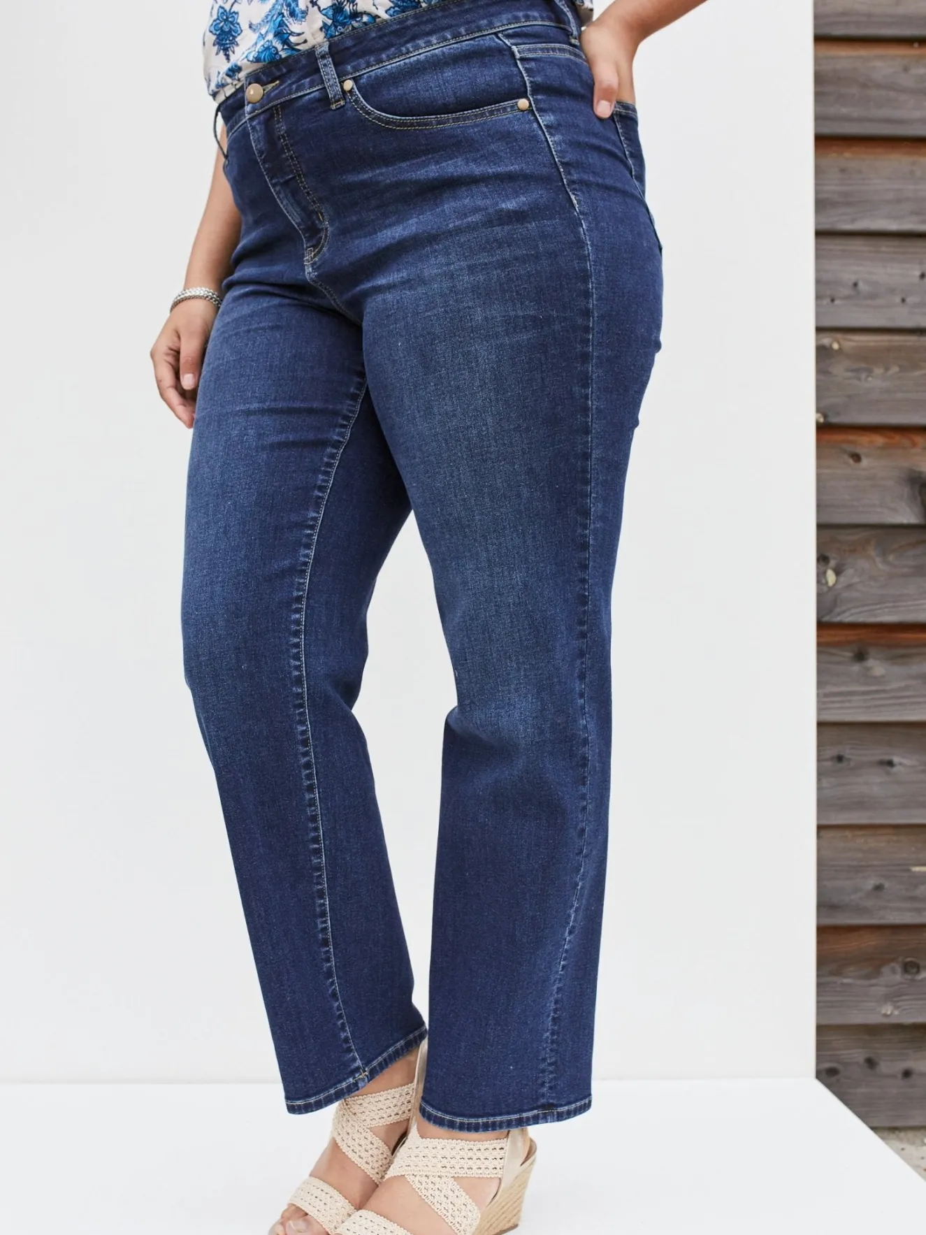 Westport Signature Straight Leg Denim Jeans - Plus