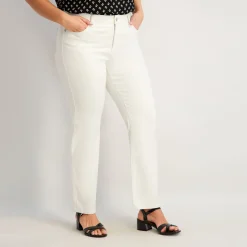 Westport Signature Straight Leg in White - Plus