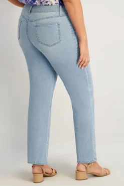 Westport Signature Straight Leg in Light Wash - Plus