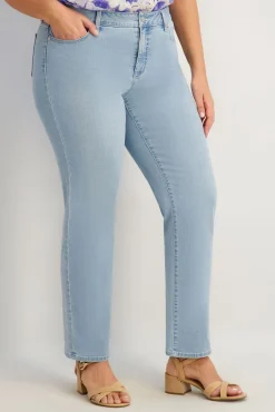 Westport Signature Straight Leg in Light Wash - Plus