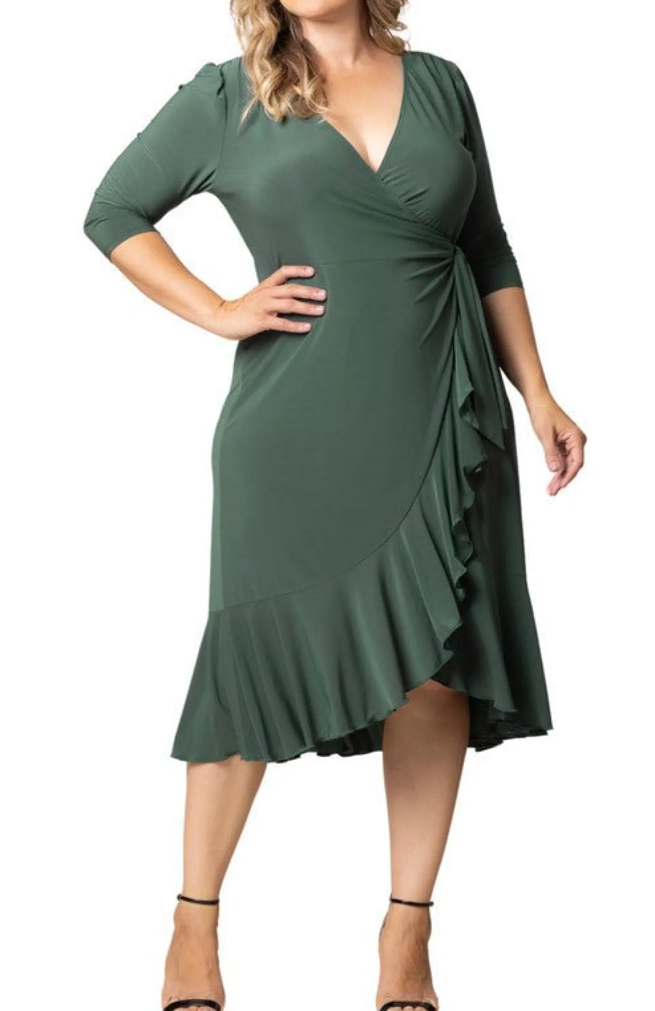 Whimsy Wrap Dress - Plus