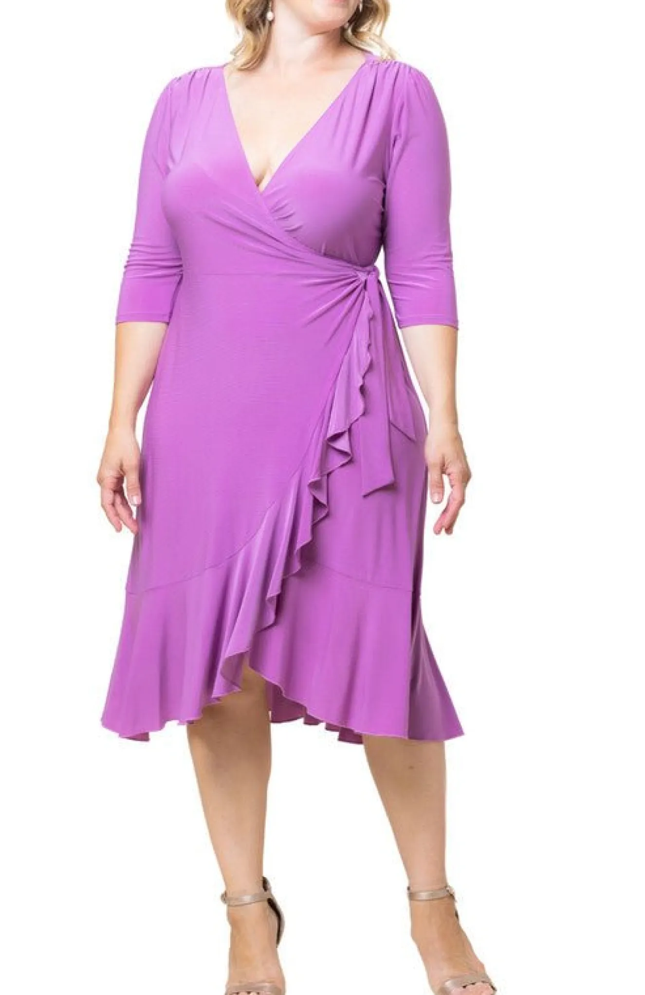 Whimsy Wrap Dress - Plus