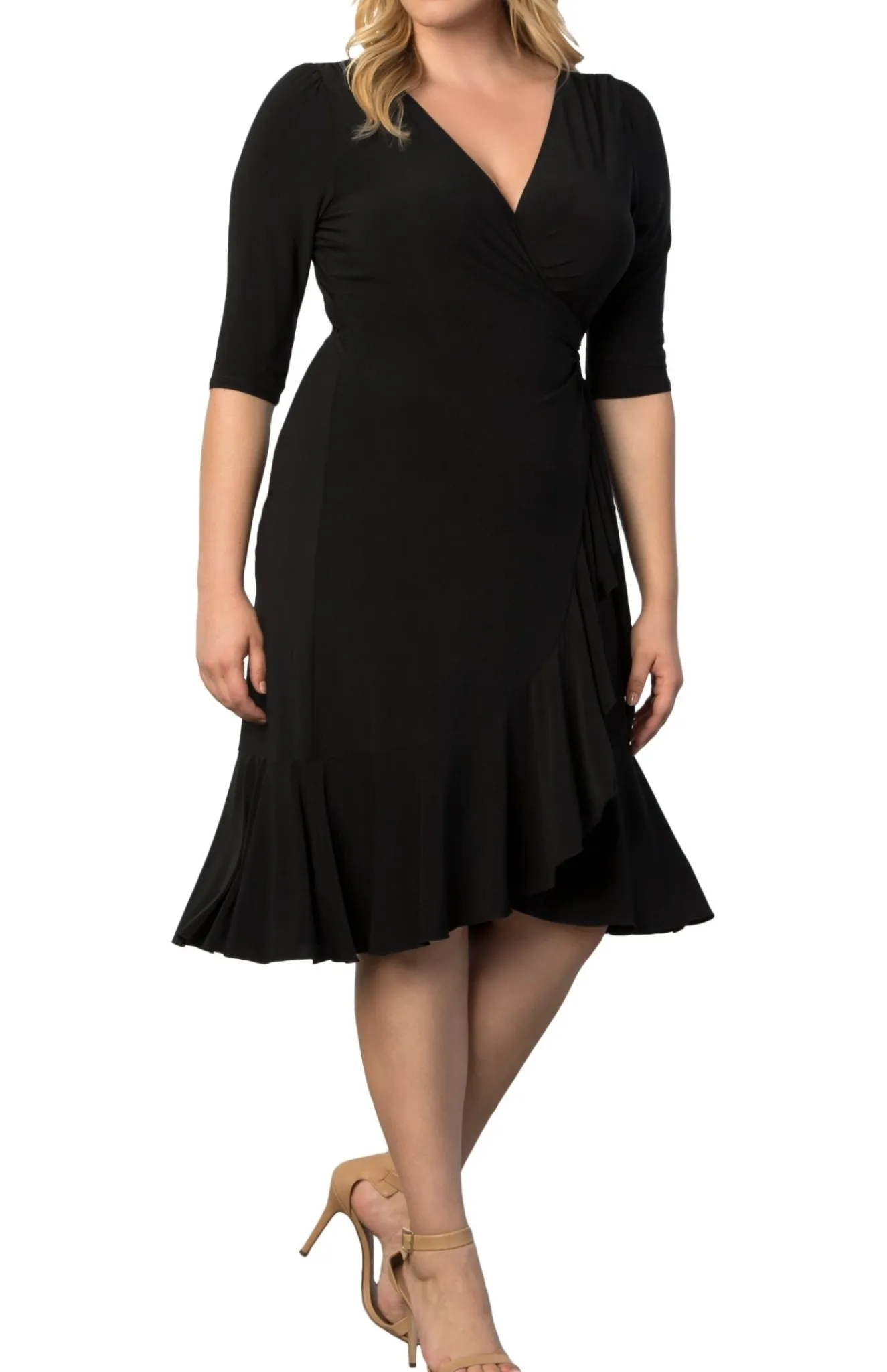 Whimsy Wrap Dress - Plus