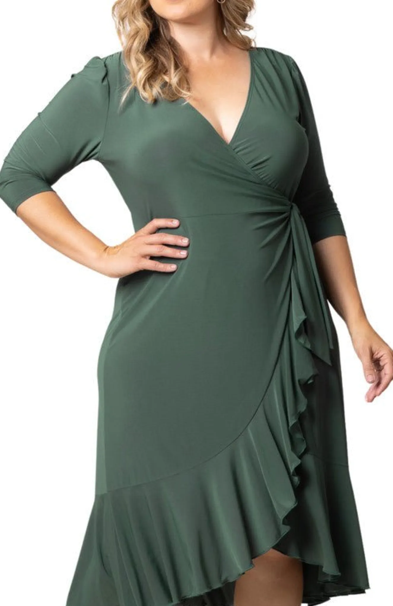 Whimsy Wrap Dress - Plus