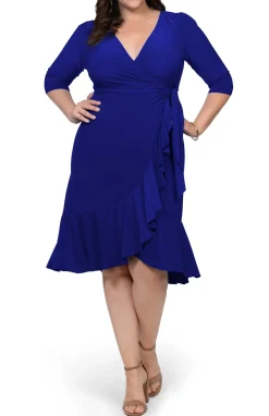 Whimsy Wrap Dress - Plus
