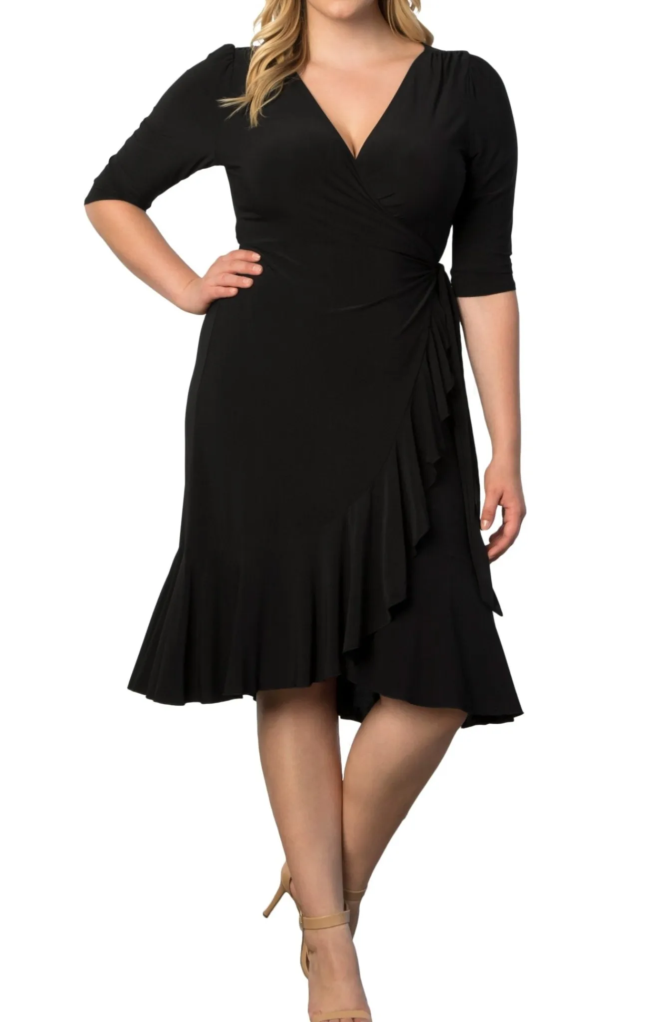Whimsy Wrap Dress - Plus