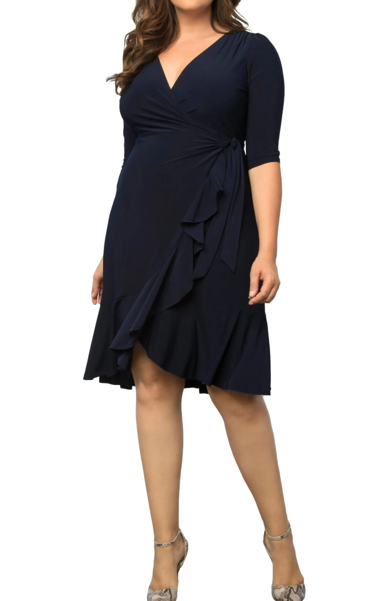 Whimsy Wrap Dress - Plus