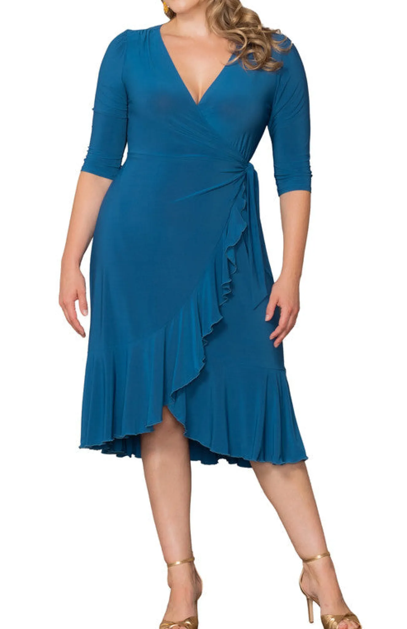 Whimsy Wrap Dress - Plus