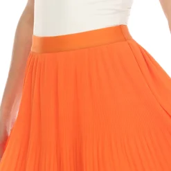 Women's Chiffon Pleated Midi Skirt