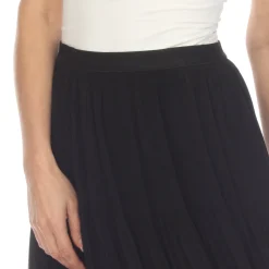 Women's Chiffon Pleated Midi Skirt