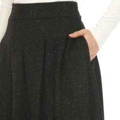 Women's Flared Tweed Skirt