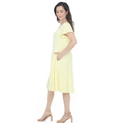 Women's Flutter Sleeve Ruffle Tiered Dress