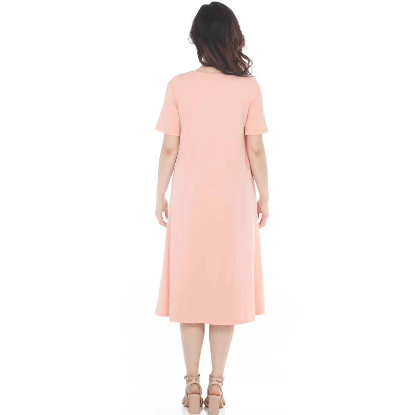 Women's Tee Swing Midi Dress