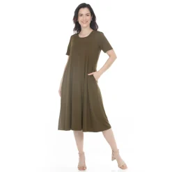 Women's Tee Swing Midi Dress