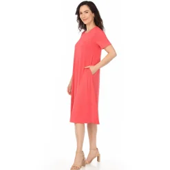 Women's Tee Swing Midi Dress