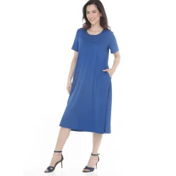 Women's Tee Swing Midi Dress