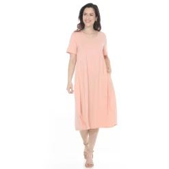 Women's Tee Swing Midi Dress