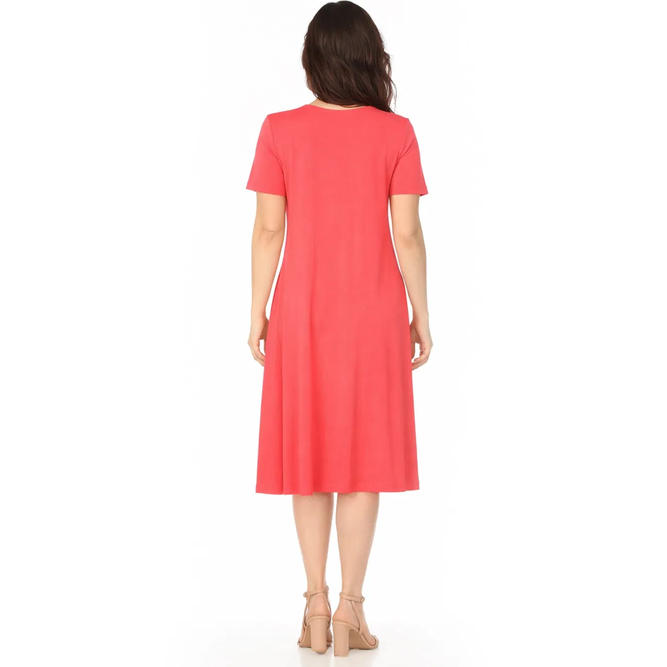 Women's Tee Swing Midi Dress