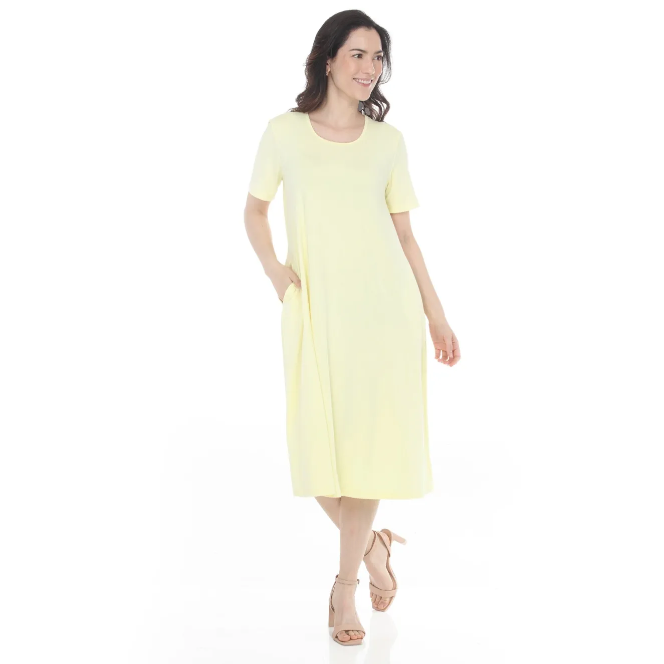Women's Tee Swing Midi Dress