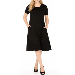 Women's Tee Swing Midi Dress