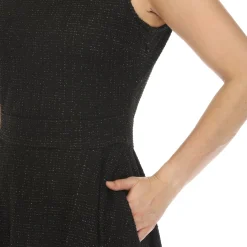Women's Tweed Fit & Flare Dress
