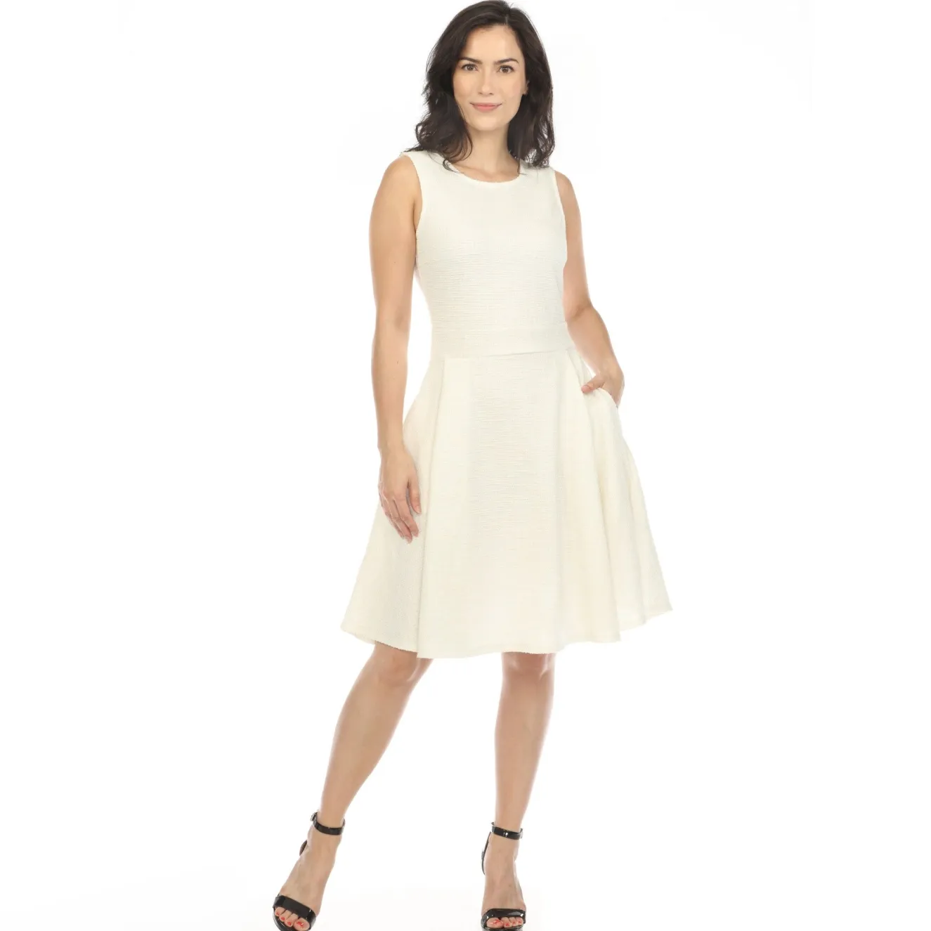 Women's Tweed Fit & Flare Dress