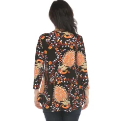 Women's Vibrant Boho Swing Top