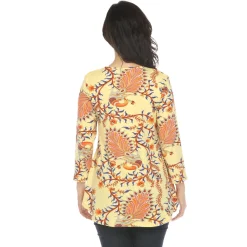 Women's Vibrant Boho Swing Top