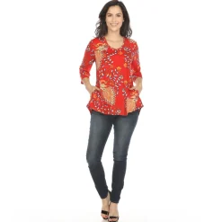 Women's Vibrant Boho Swing Top