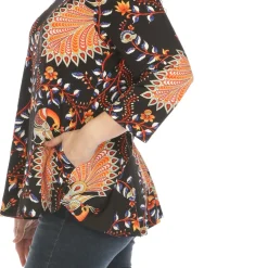 Women's Vibrant Boho Swing Top