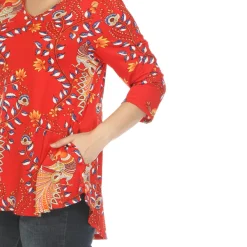Women's Vibrant Boho Swing Top