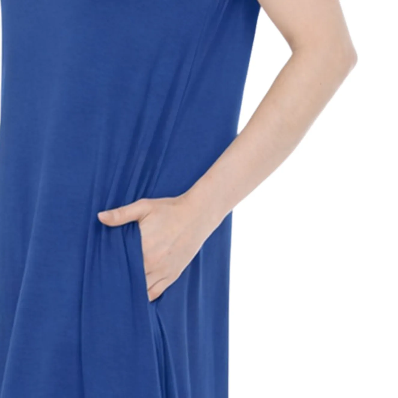 Women's V-Neck Tie Front Flutter Sleeve Shift Dress