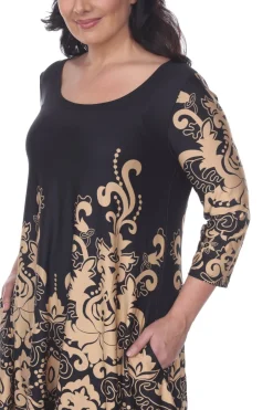Yanette Tunic Top - Plus