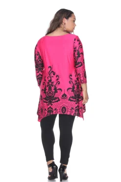 Yanette Tunic Top - Plus