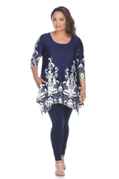 Yanette Tunic Top - Plus