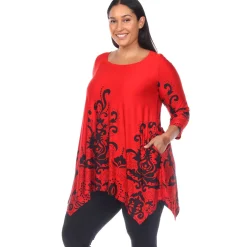 Yanette Tunic Top - Plus