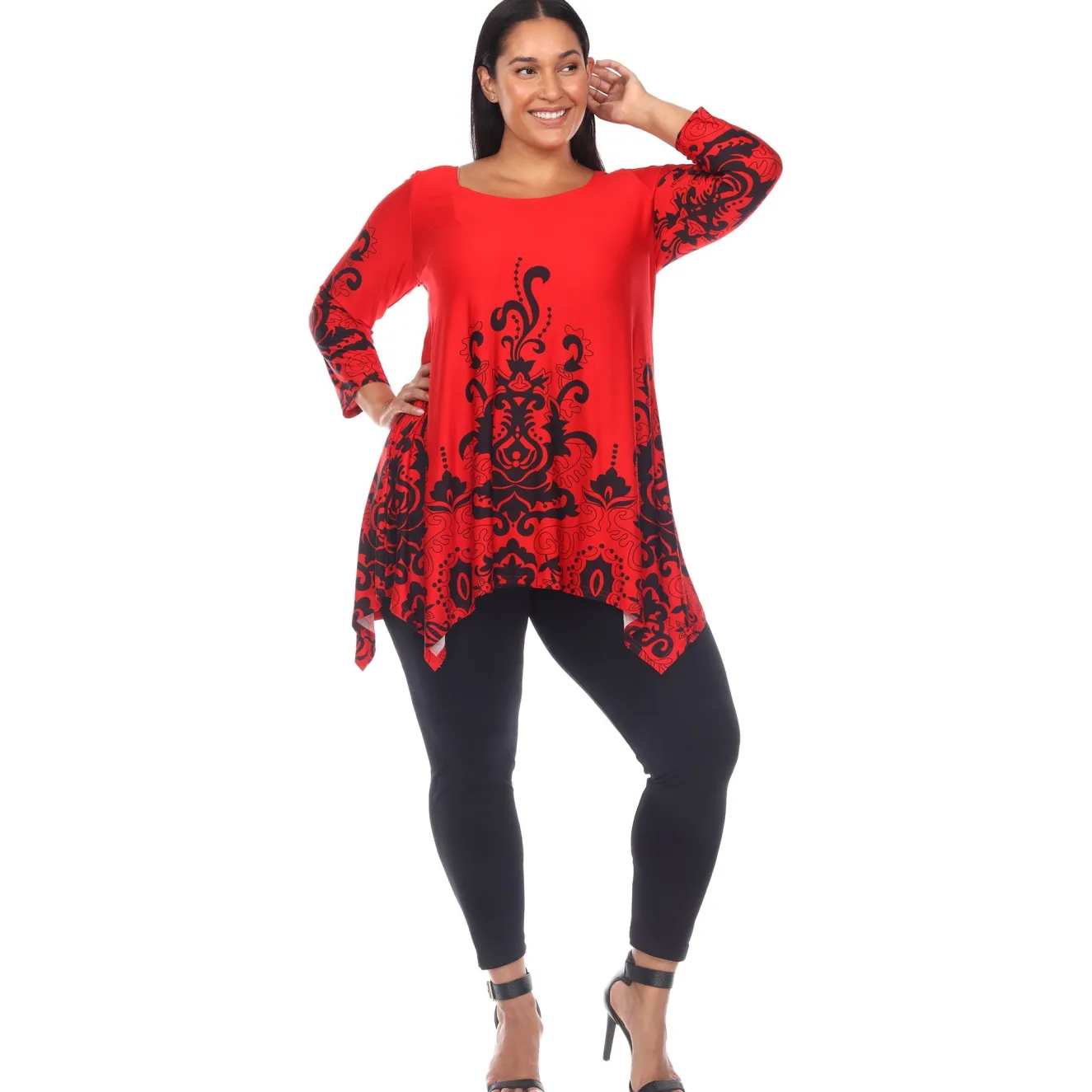 Yanette Tunic Top - Plus