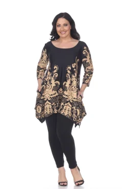 Yanette Tunic Top - Plus