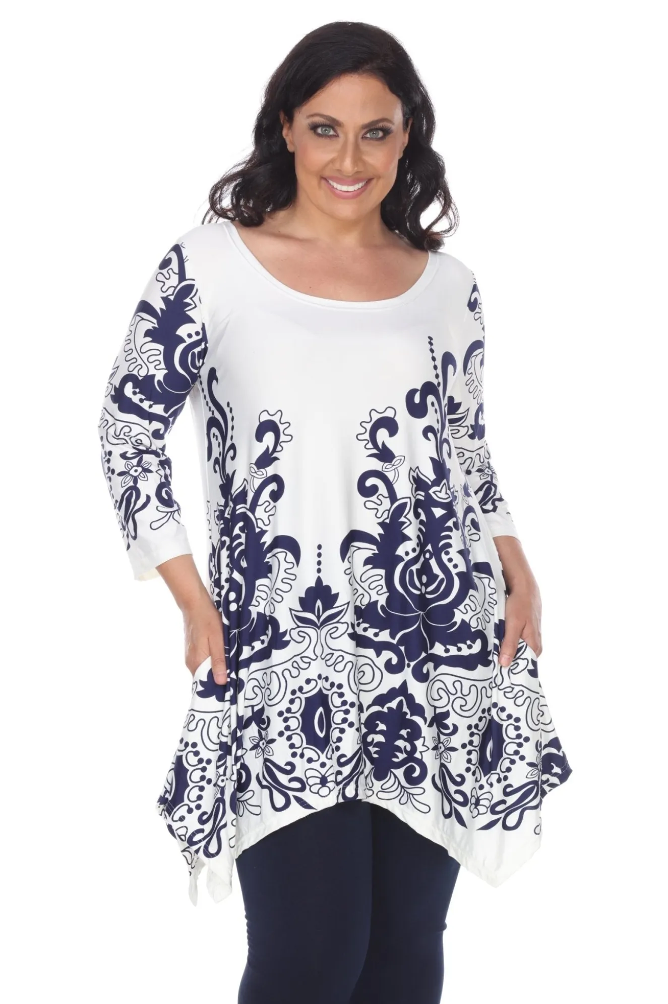 Yanette Tunic Top - Plus